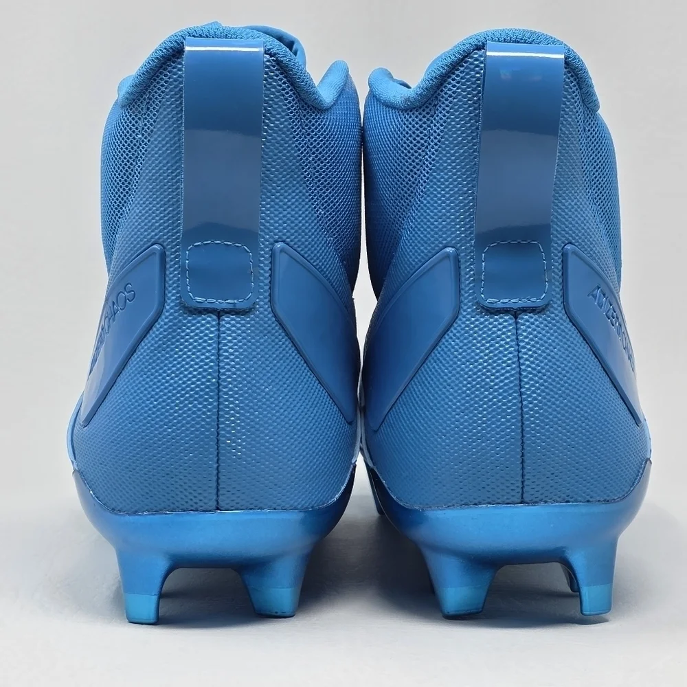 adidas ADIZERO Chaos Football Cleats Lineman Cleats Solar Blue Mens Size 8.5 New